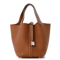 Taurillon Clemence Picotin Lock 18 PM Gold £¨ Direct shipment via from wholesalehk.shop