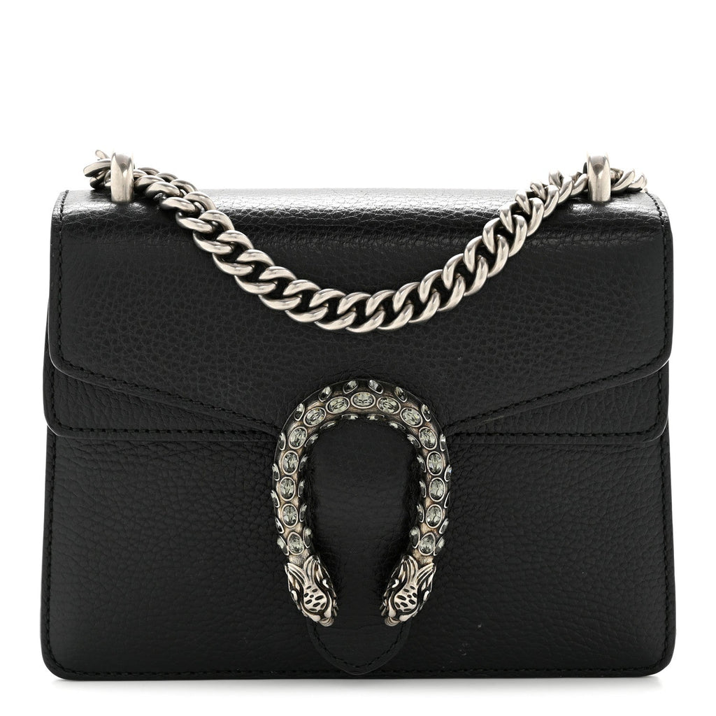 Calfskin Mini Dionysus Shoulder Bag Black wholesalehk.shop