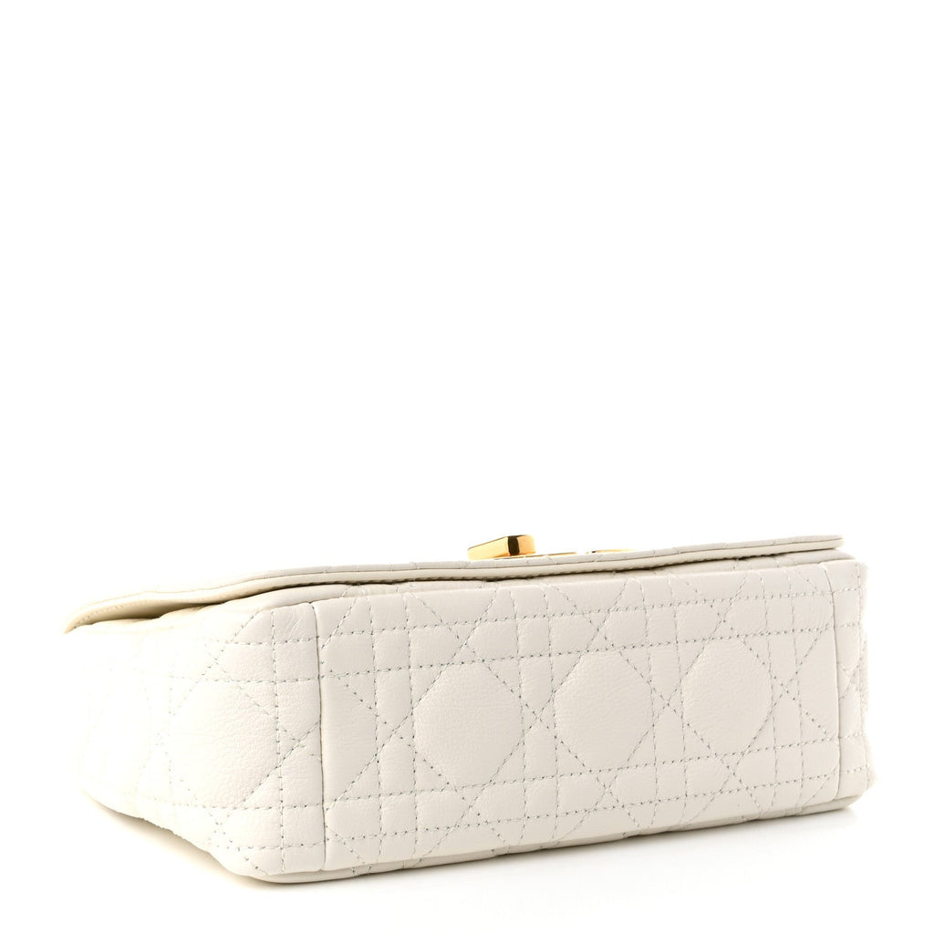 Calfskin Cannage Small Caro Bag Ivory wholesalehk.shop