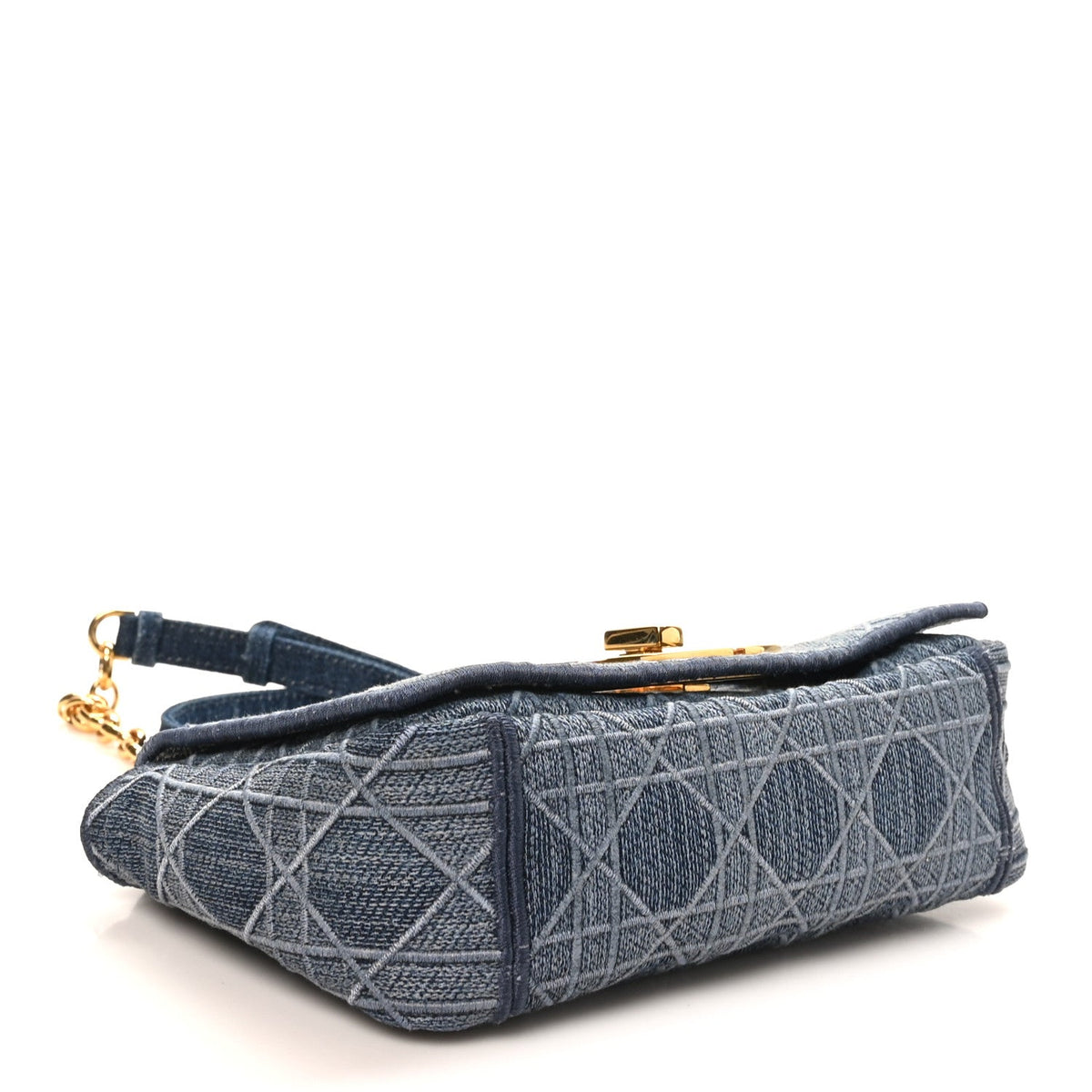 Denim Cannage Small Caro Bag Blue wholesalehk.shop
