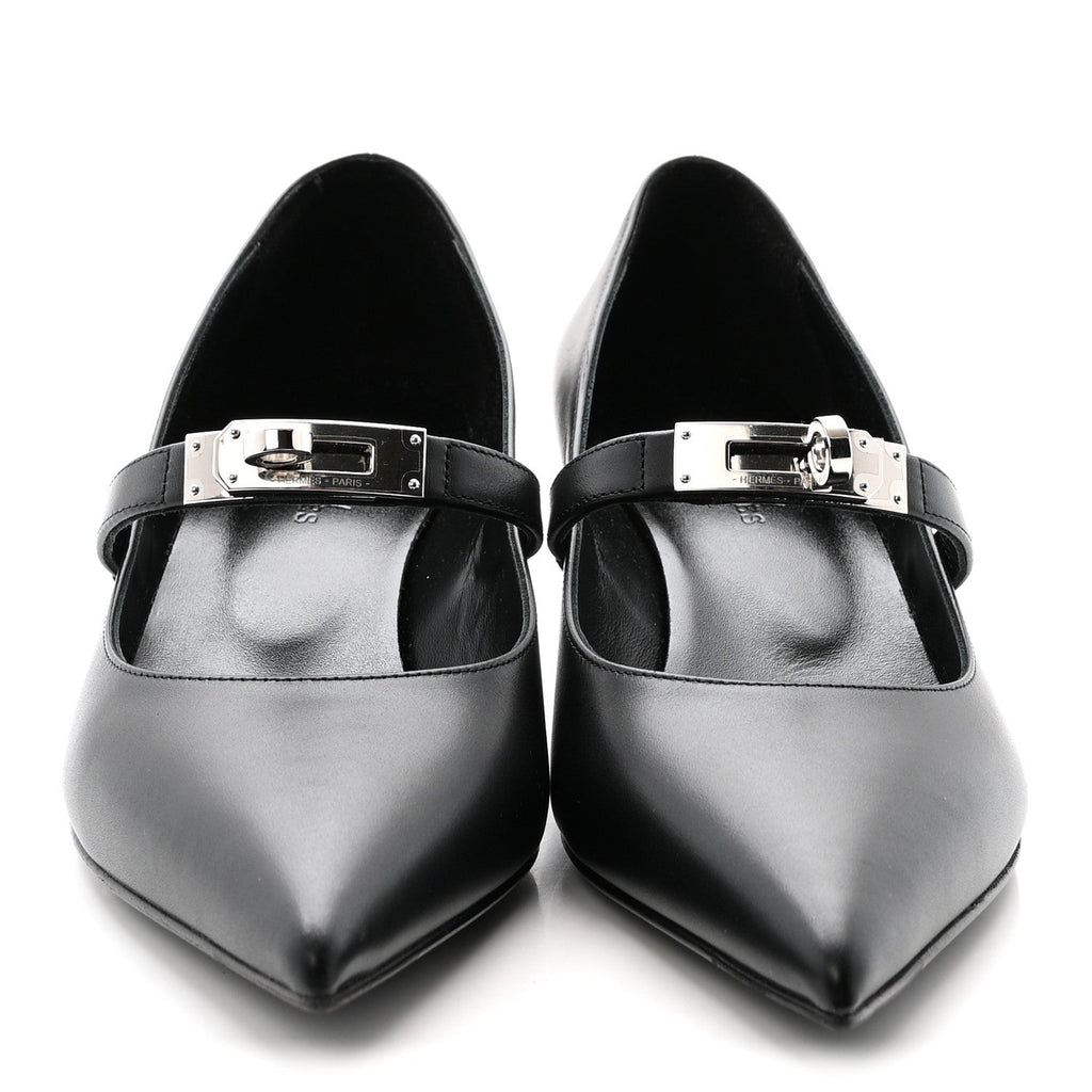 Calfskin Kiara 40 Pumps 36 Black wholesalehk.shop