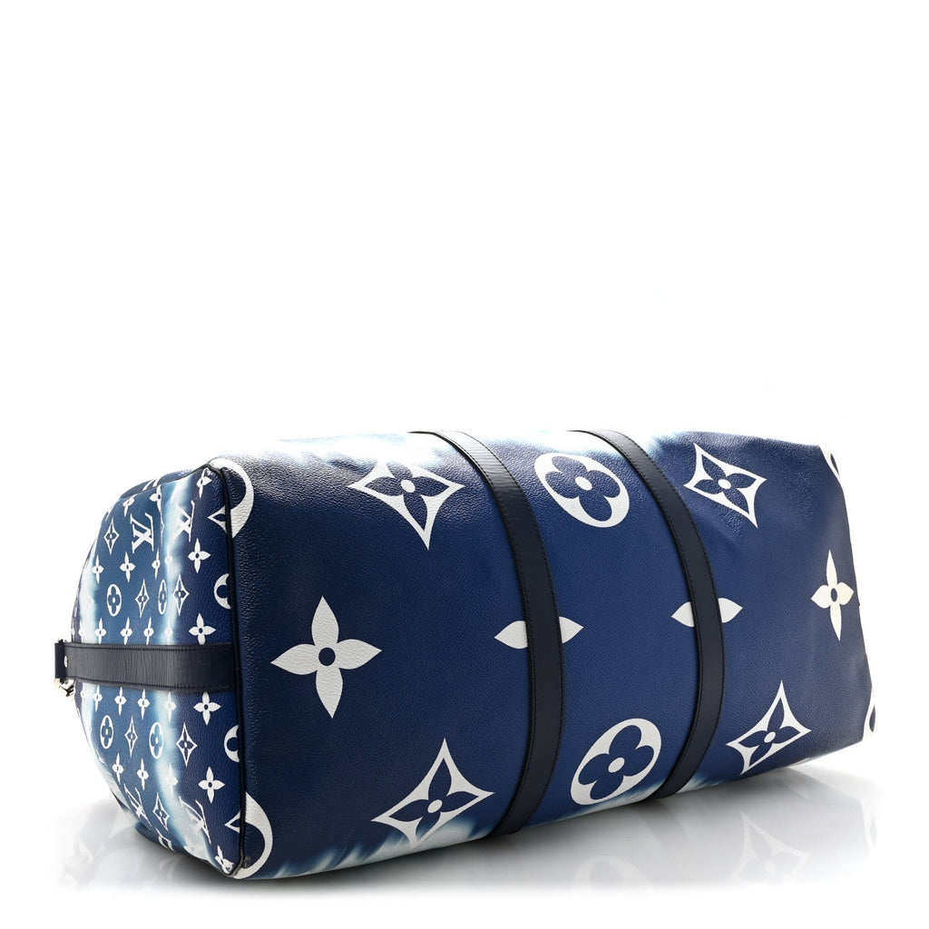 Monogram Escale Keepall Bandouliere 50 Blue wholesalehk.shop
