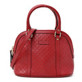 Soft Microguccissima Mini Dome Bag Rosso £¨ Direct shipment via from wholesalehk.shop