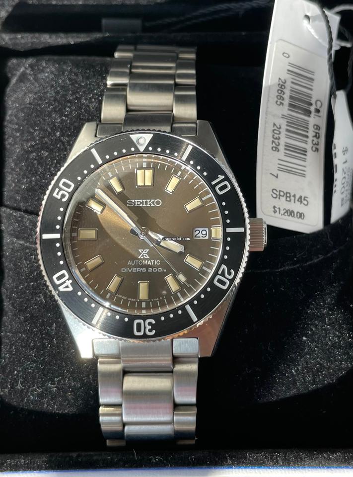 Seiko Prospex 55th Anniversary Edition Brown Dial Silver Steel Strap Watch For Men - SPB145J1 wholesalehk.shop