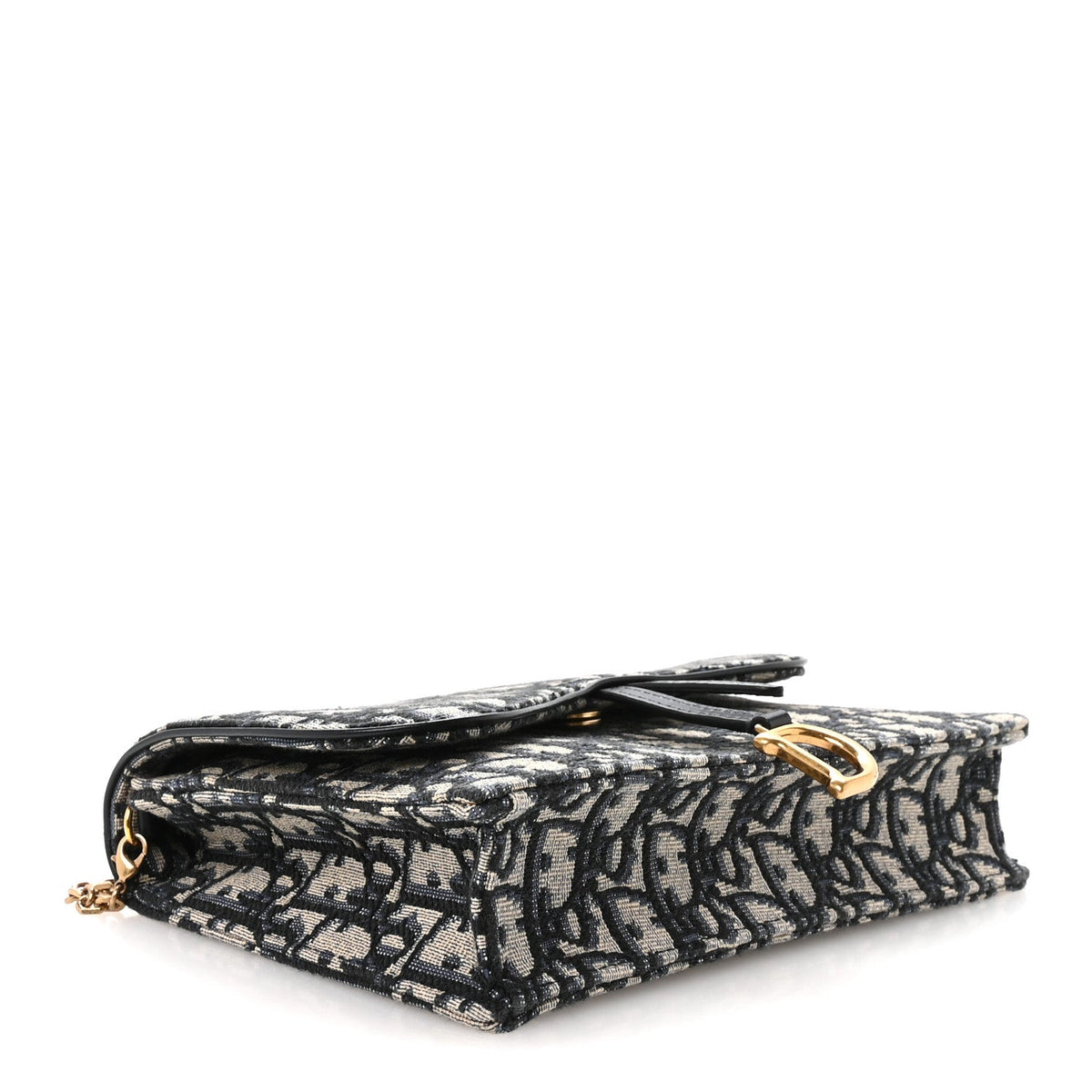 Oblique Saddle Chain Pouch Blue wholesalehk.shop