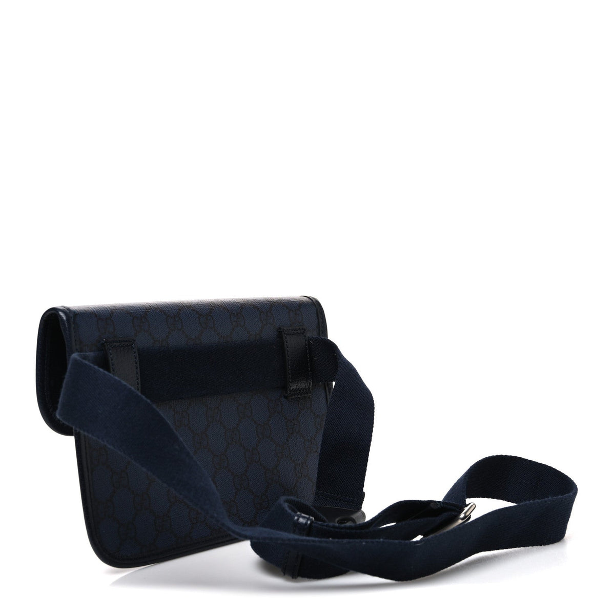 GG Supreme Monogram Small Ophidia Belt Bag Navy Black wholesalehk.shop