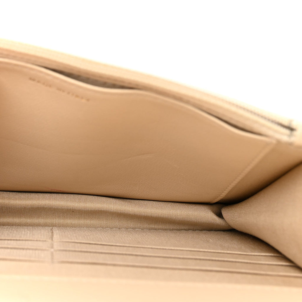 Lambskin Quilted Chanel 19 Wallet On Chain WOC Beige wholesalehk.shop