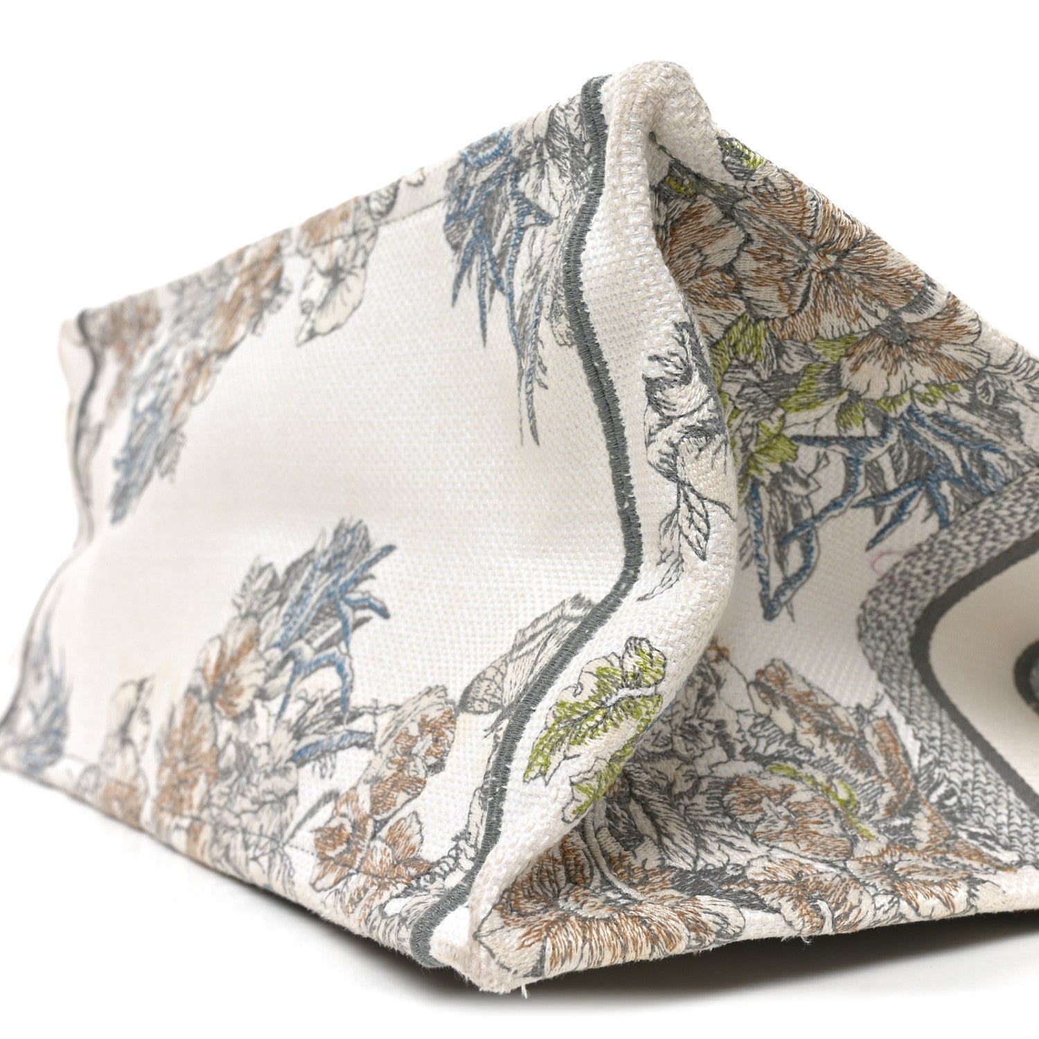 Canvas Embroidered Large Rêve d'Infini Book Tote Multicolor £¨ Direct shipment via from wholesalehk.shop