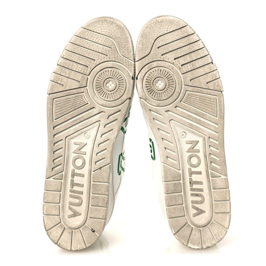 Mens LV Trainer Sneakers 10.5 Green £¨ Direct shipment via from wholesalehk.shop