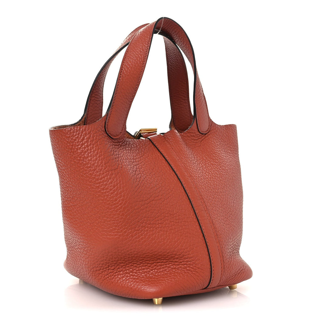 Taurillon Clemence Picotin Lock 18 PM Cuivre £¨ Direct shipment via from wholesalehk.shop