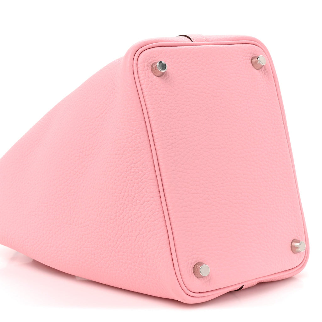 Taurillon Clemence Picotin Lock 18 PM Rose Sakura £¨ Direct shipment via from wholesalehk.shop