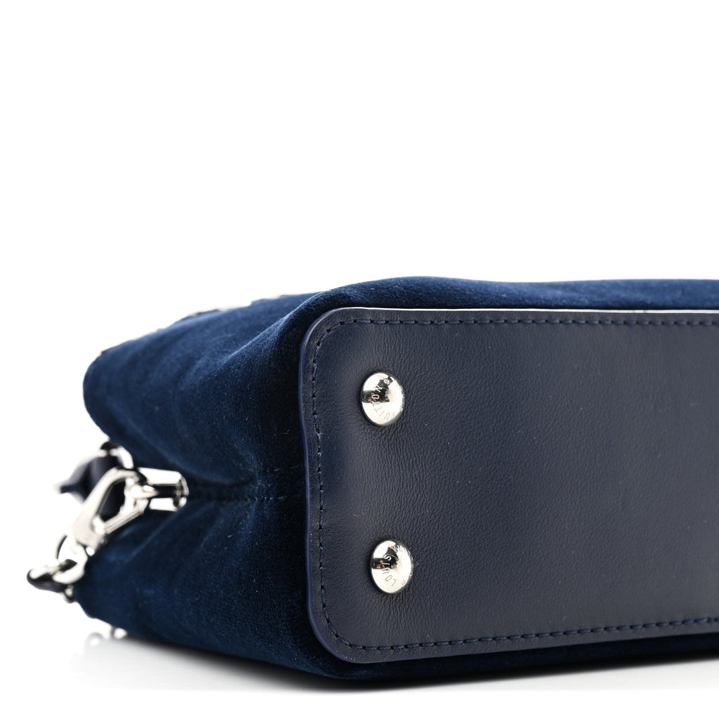 Velvet Crystal Capucines Mini Midnight Blue £¨ Direct shipment via from wholesalehk.shop