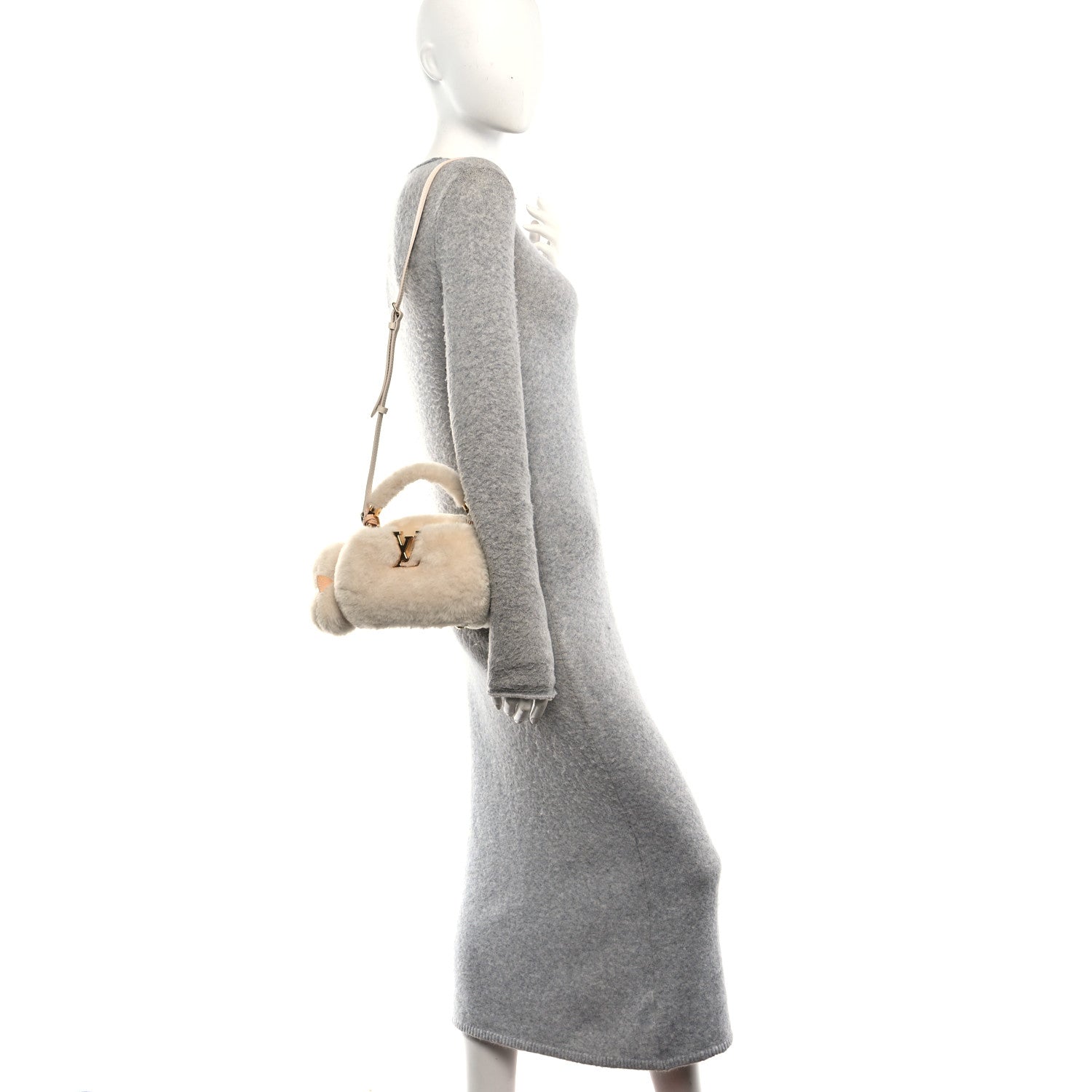 Shearling Caousnow Capucines Cream £¨ Direct shipment via from wholesalehk.shop