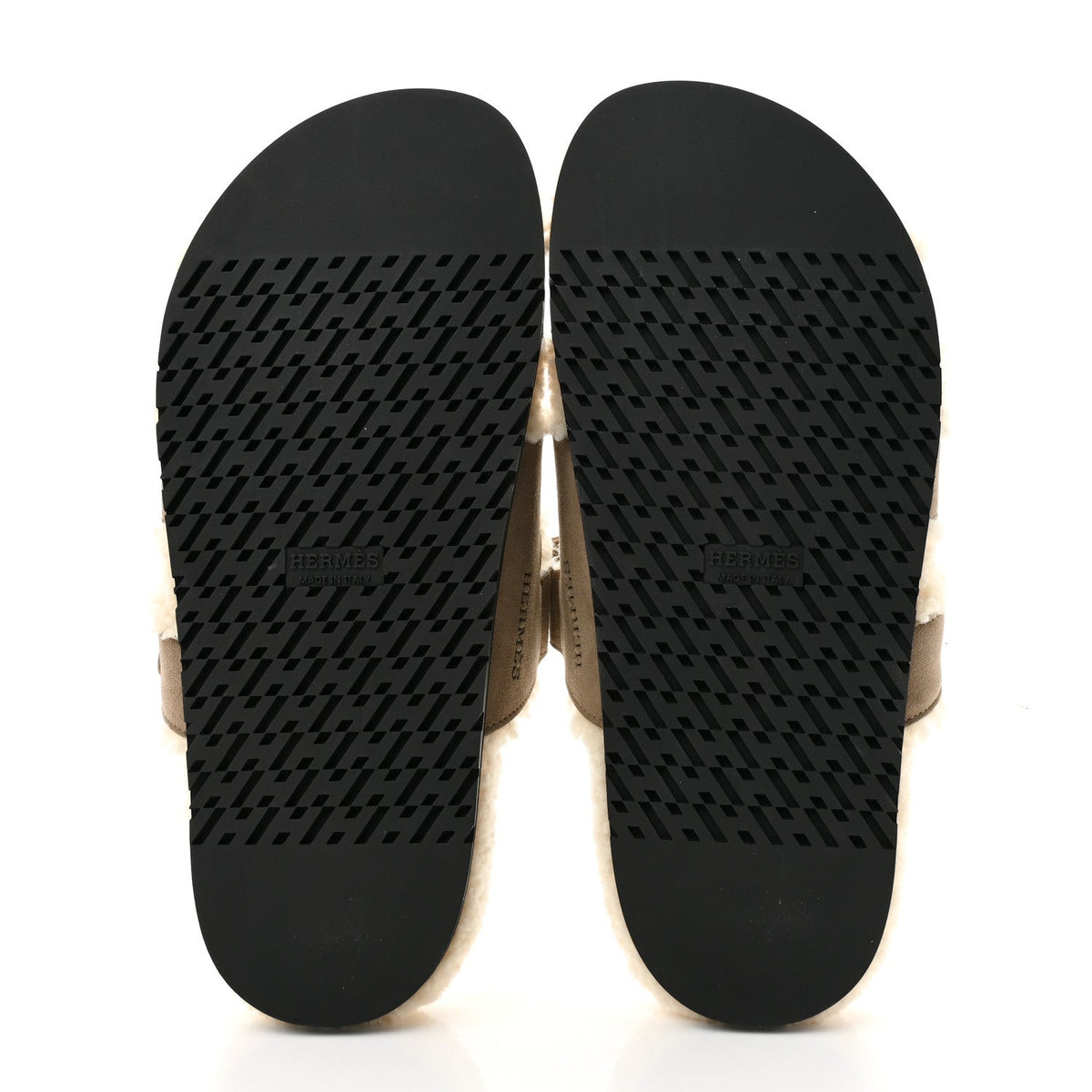 Suede Goatskin Woolskin Womens Chypre Sandals 39 Etoupe Ecru wholesalehk.shop