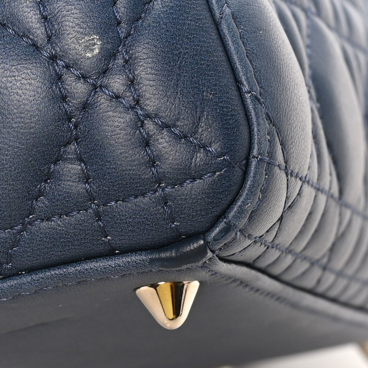 Lambskin Cannage Gradient Small My ABCDior Lady Dior Indigo Blue wholesalehk.shop