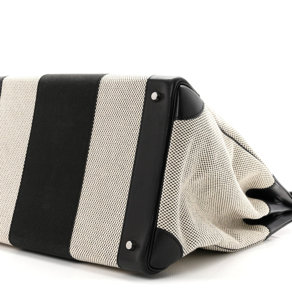 Hunter Criss Viking Evergrain Flag HAC Birkin 40  Ecru Black £¨ Direct shipment via from wholesalehk.shop
