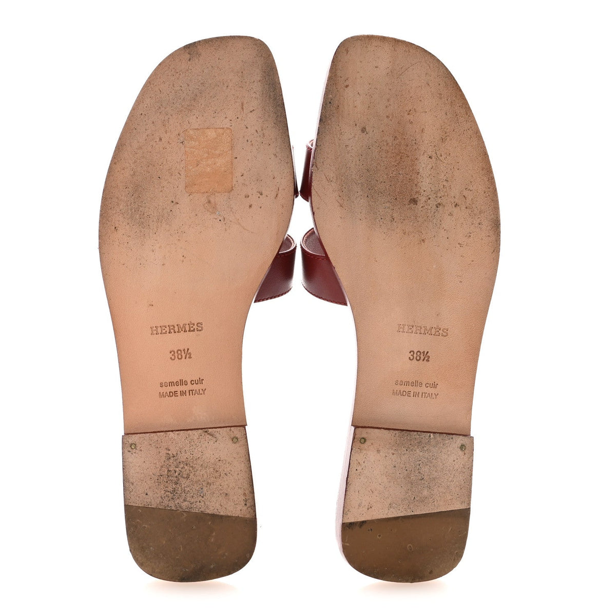Box Calfskin Oran Sandals 38.5 Rouge Tomette wholesalehk.shop