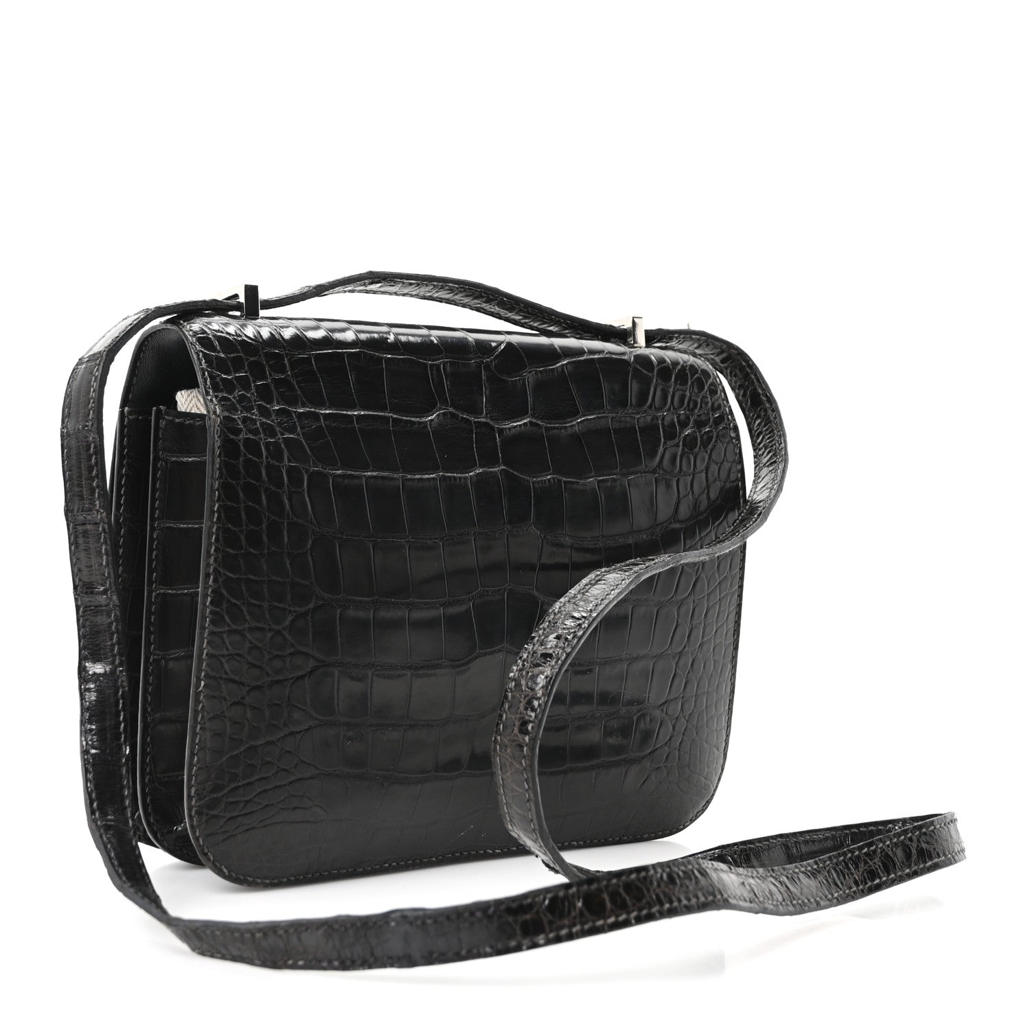 Shiny Alligator Constance 18 Black £¨ Direct shipment via from wholesalehk.shop