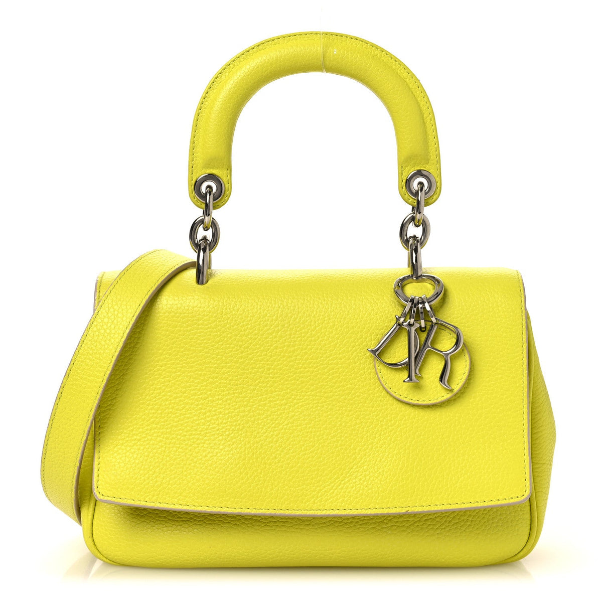 Bullcalf Mini Be Dior Flap Vert Acide wholesalehk.shop