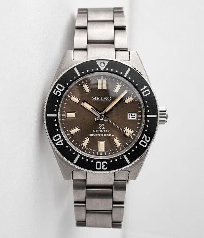 Seiko Prospex 55th Anniversary Edition Brown Dial Silver Steel Strap Watch For Men - SPB145J1 wholesalehk.shop