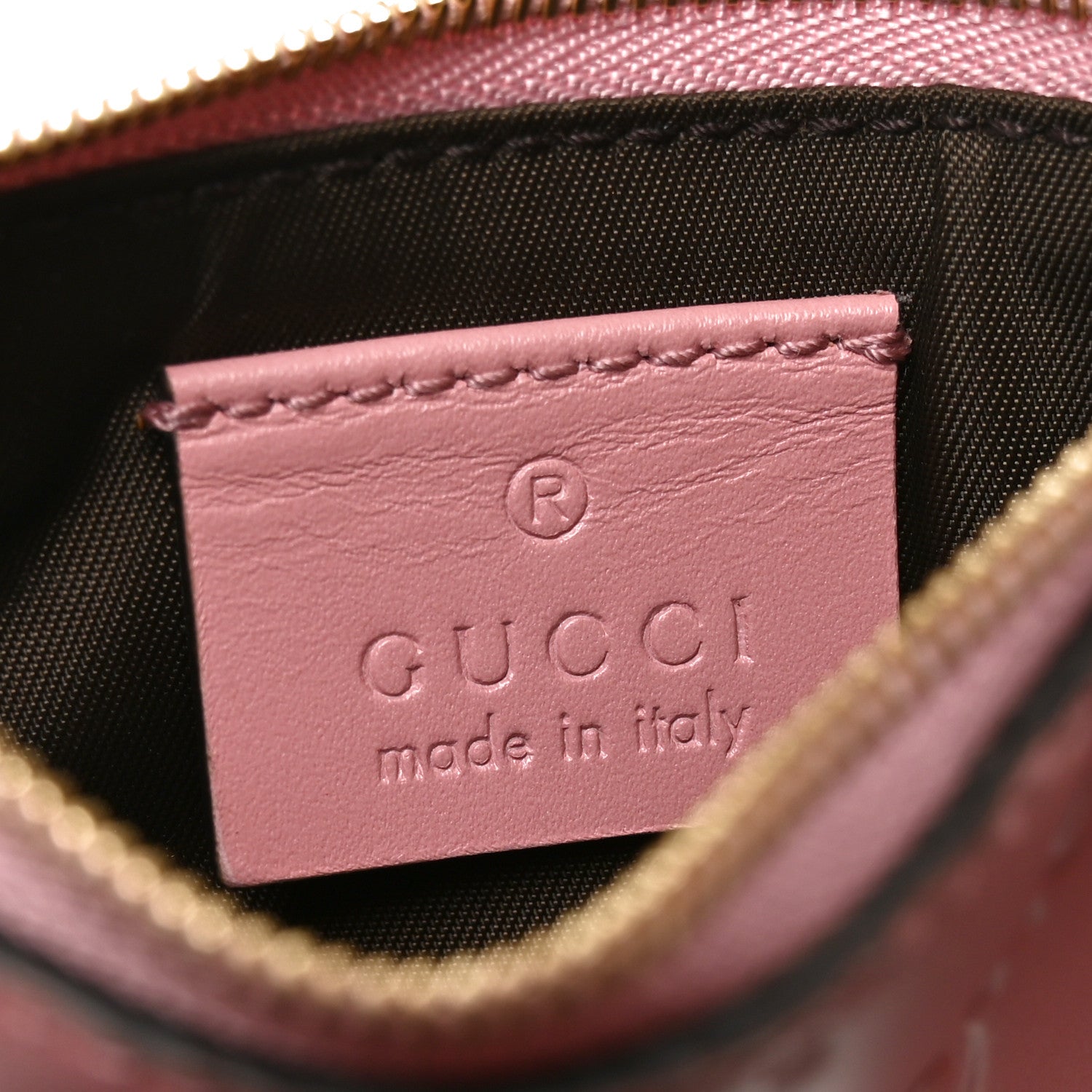 Guccissima Signature Key Case Pink £¨ Direct shipment via from wholesalehk.shop