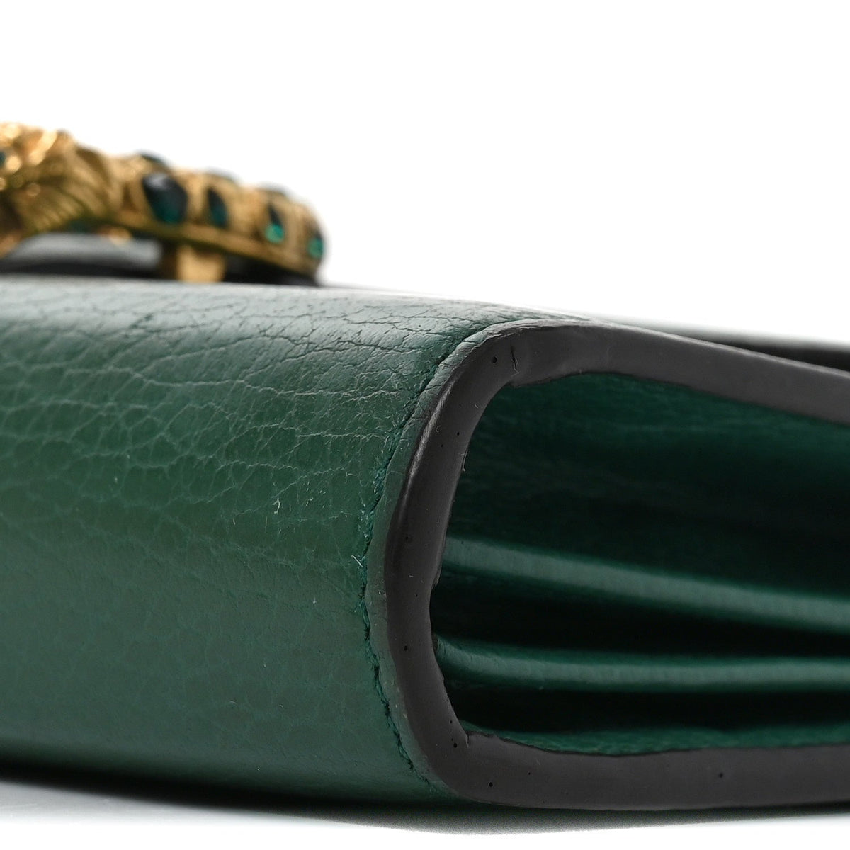 Calfskin Mini Dionysus Chain Wallet Emerald wholesalehk.shop