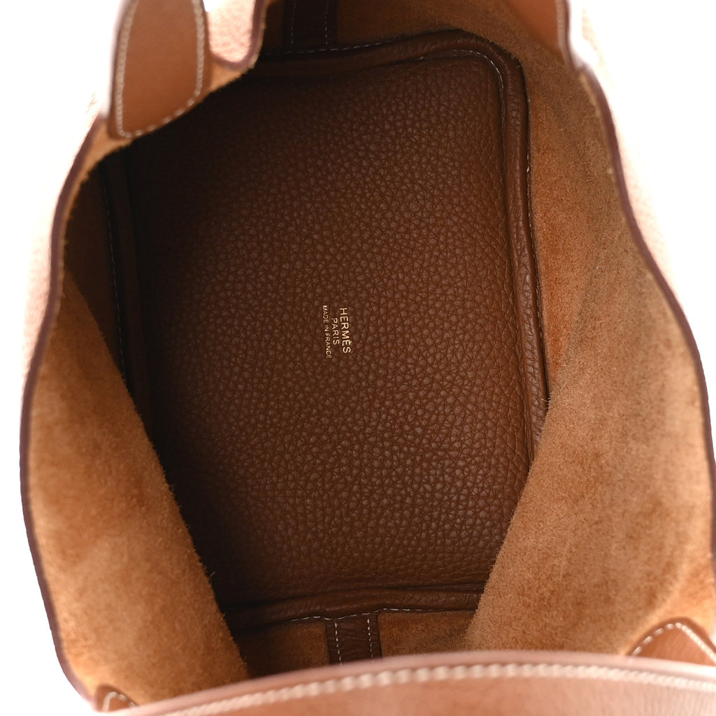 Taurillon Clemence Picotin Lock 18 PM Gold £¨ Direct shipment via from wholesalehk.shop