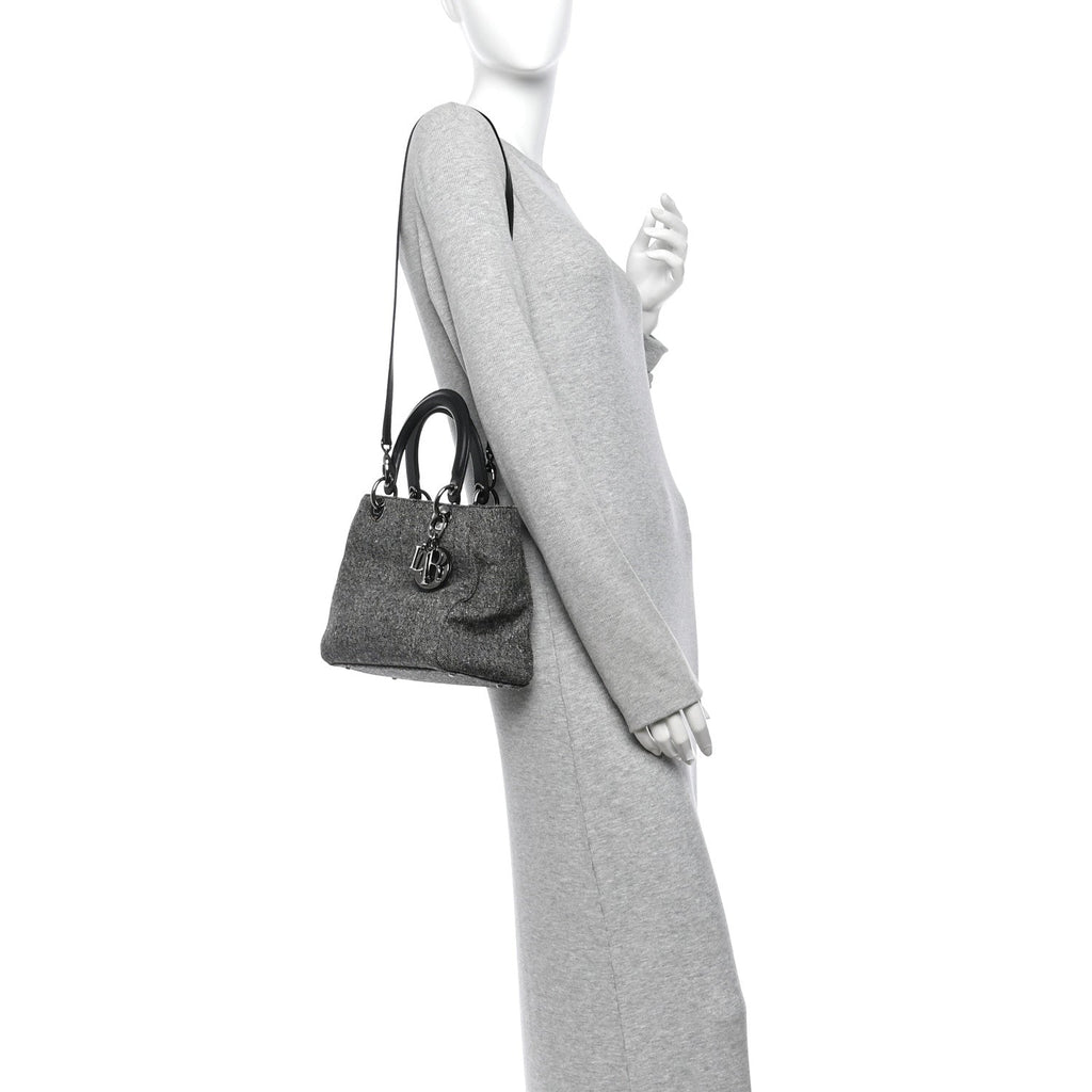 Ultra Matte Calfskin Cannage Mini Lady Dior Light Beige wholesalehk.shop