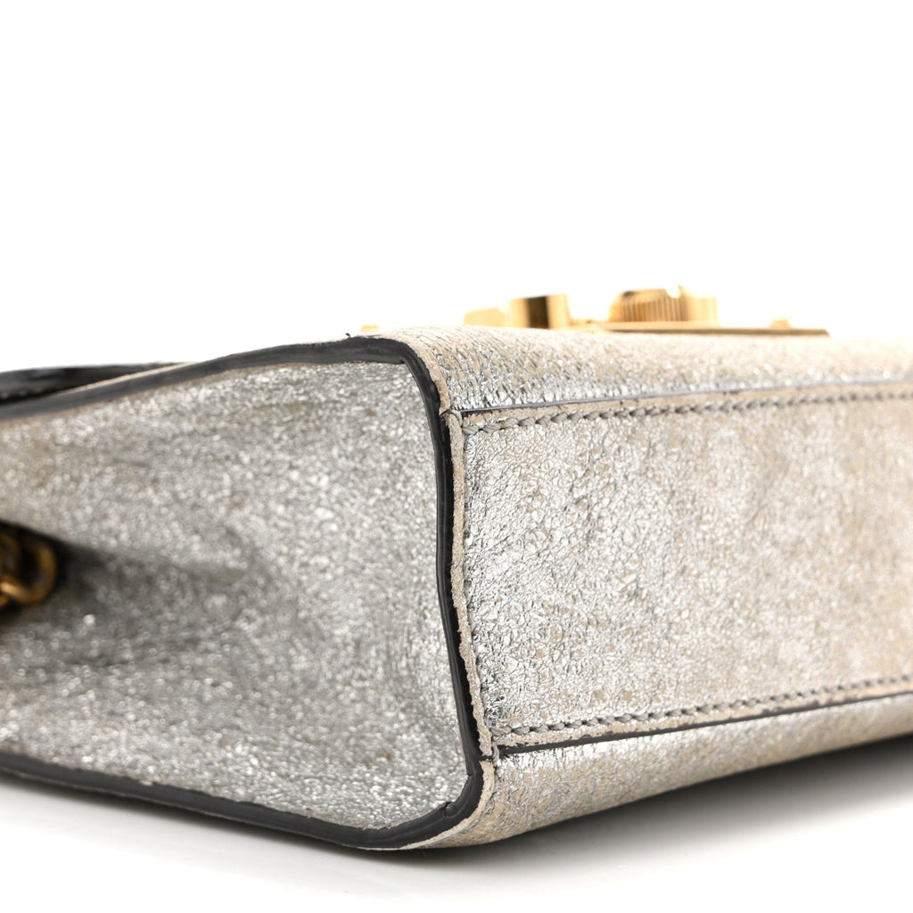 Galassia Small Padlock Shoulder Bag Platino £¨ Direct shipment via from wholesalehk.shop