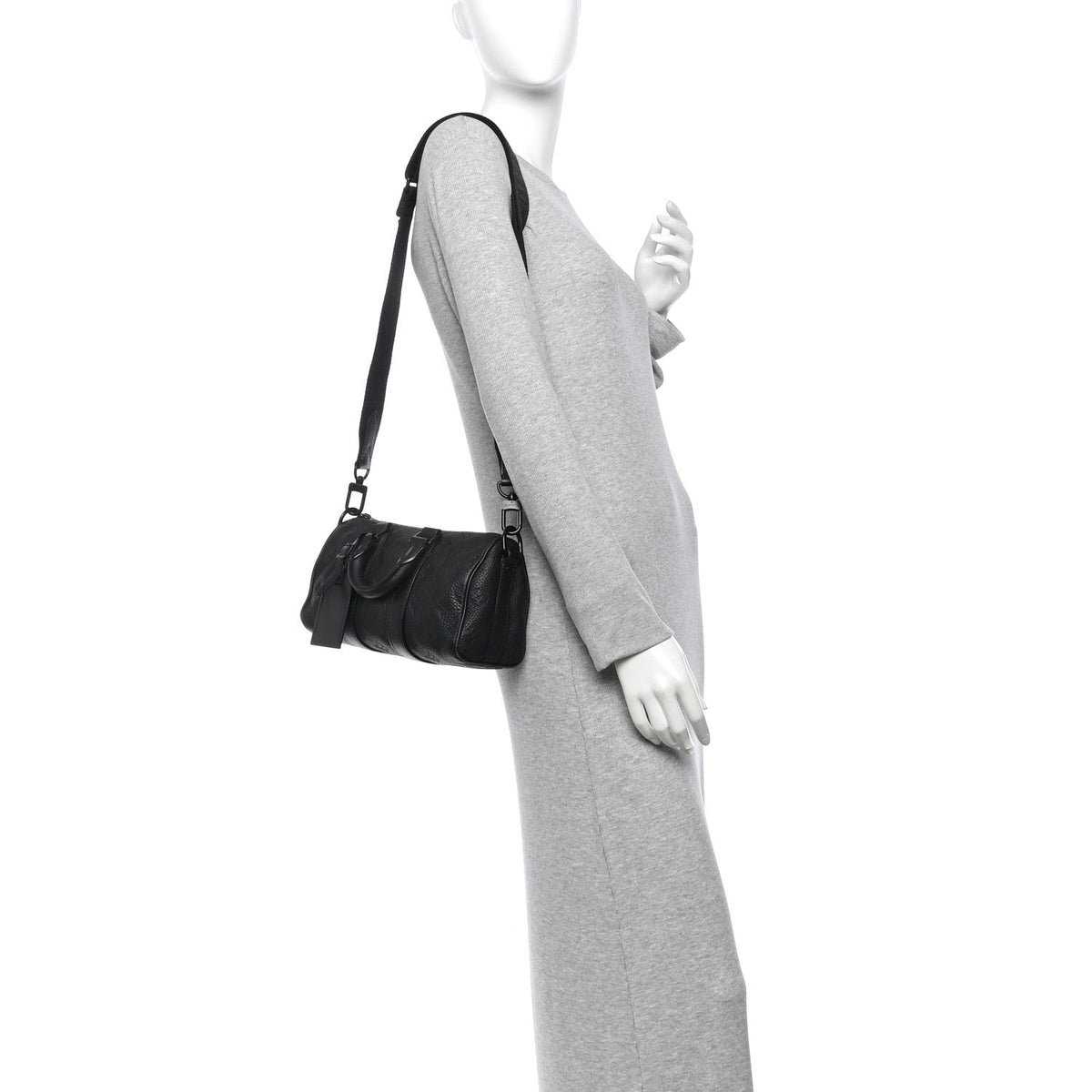 Monogram Taurillon Keepall Bandouliere 25 Black wholesalehk.shop