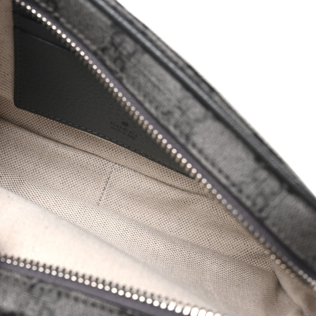 GG Supreme Monogram Textured Dollar Calfskin Mini Ophidia Bag Graphite Grey wholesalehk.shop