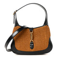 Straw Lux Boarded Dyana Lux Calfskin Small Jackie 1961 Hobo Natural Blue £¨ Direct shipment via from wholesalehk.shop