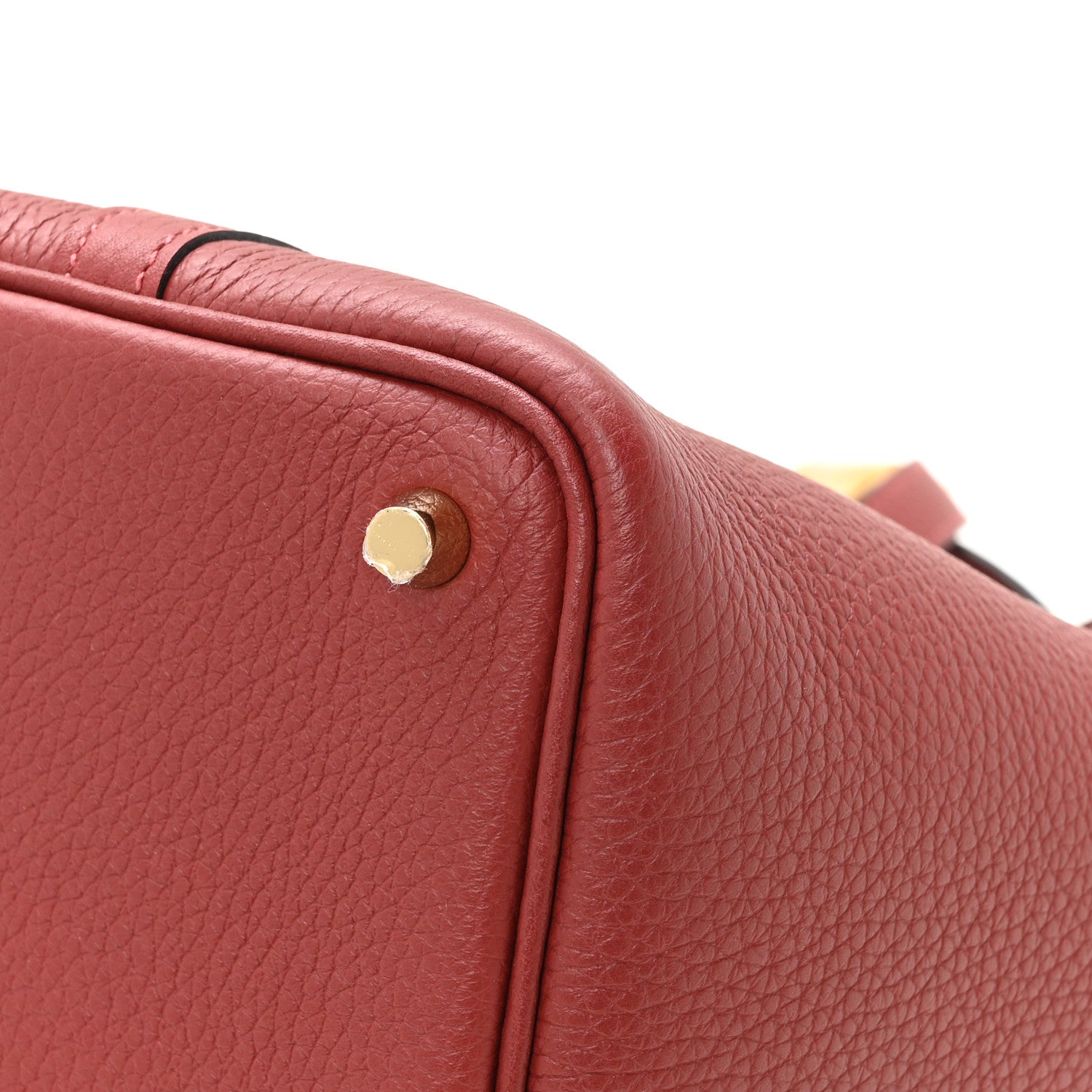 Taurillon Clemence Picotin Lock 18 PM Rouge H £¨ Direct shipment via from wholesalehk.shop