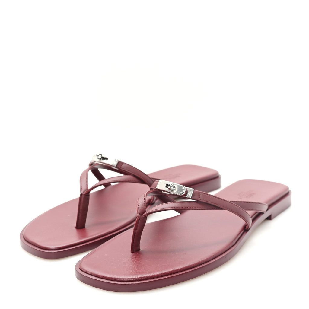 Calfskin Miss Sandals 39 Rouge H wholesalehk.shop
