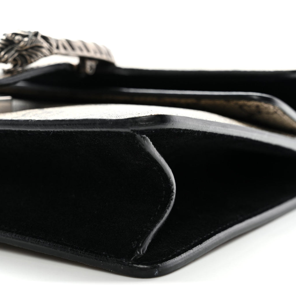 GG Supreme Monogram Mini Dionysus Shoulder Bag Black wholesalehk.shop