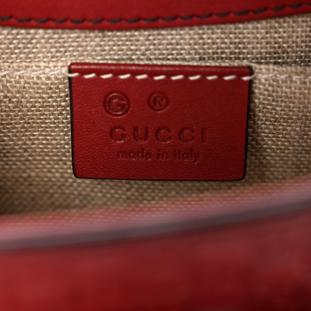 Soft Microguccissima Mini Emily Chain Shoulder Bag Rosso £¨ Direct shipment via from wholesalehk.shop