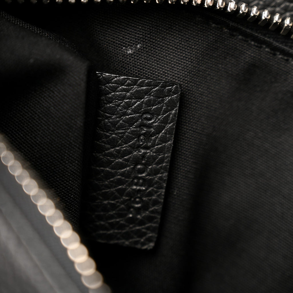 Grained Calfskin Kim Jones Saddle Bag Black wholesalehk.shop