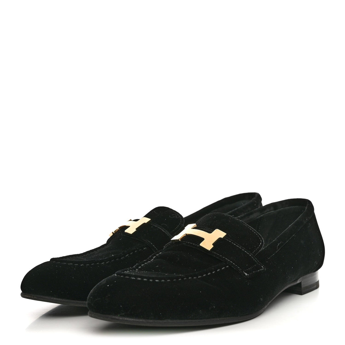 Velvet Womens Paris Loafers 41 Black wholesalehk.shop