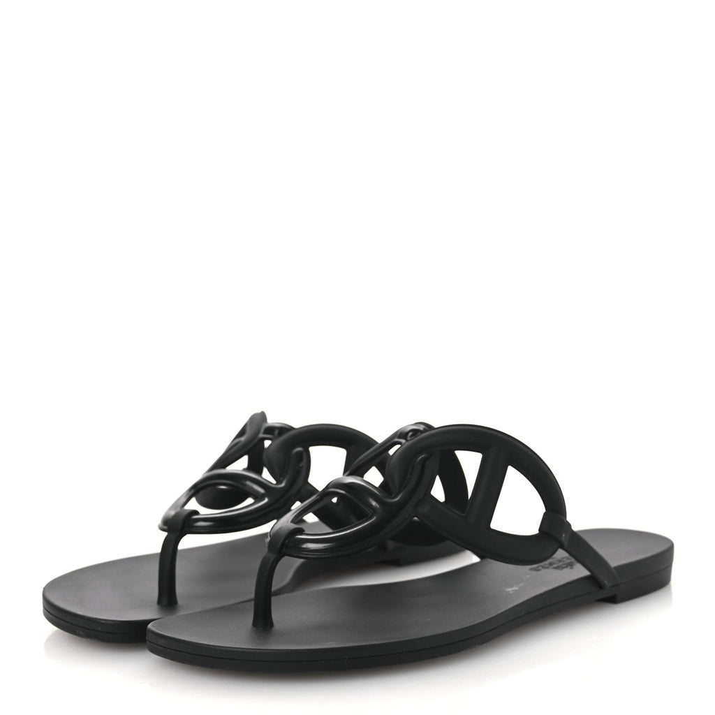 Rubber Womens Egerie Sandals 36 Black wholesalehk.shop