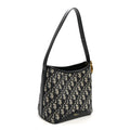 Oblique Calfskin Small Medaillon Bucket Bag Blue wholesalehk.shop
