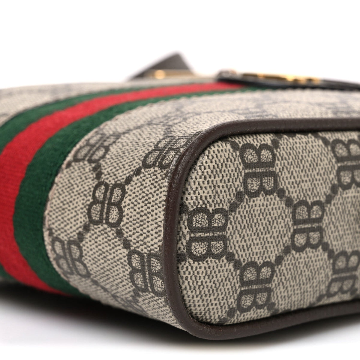 X BALENCIAGA BB Supreme Monogram Web Mini Ophidia Messenger Beige New Acero wholesalehk.shop