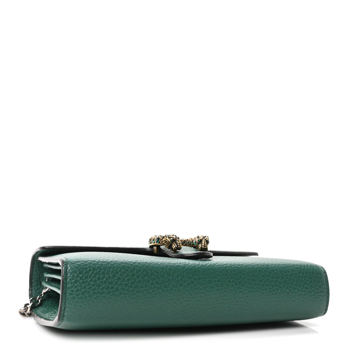 Calfskin Mini Dionysus Chain Wallet Emerald wholesalehk.shop