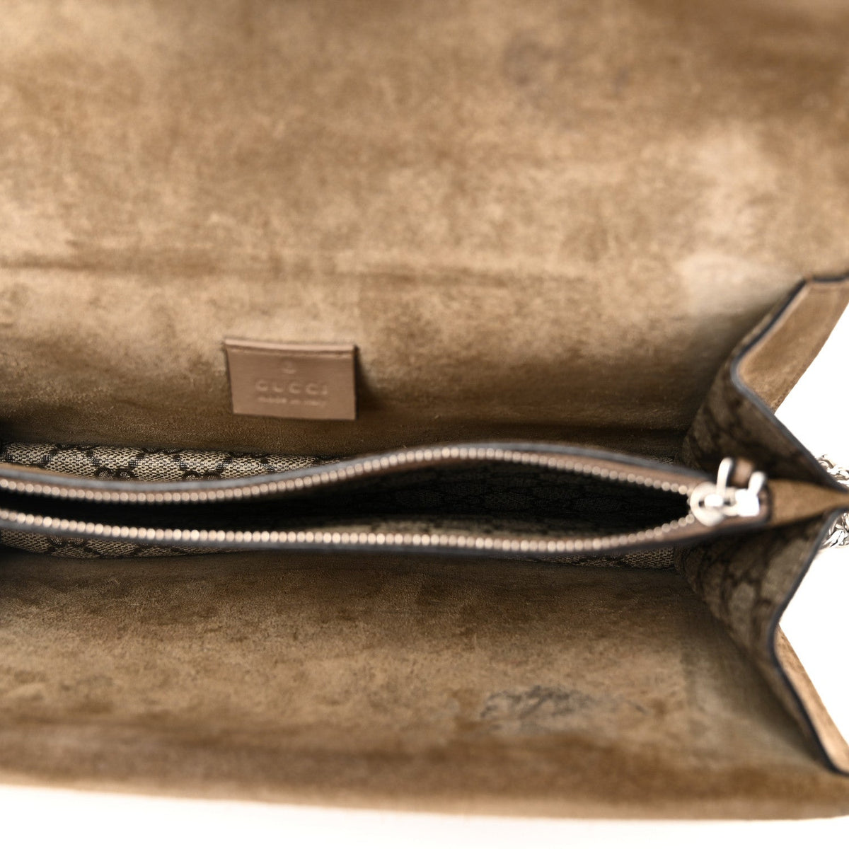 GG Supreme Monogram Small Dionysus Shoulder Bag Taupe wholesalehk.shop