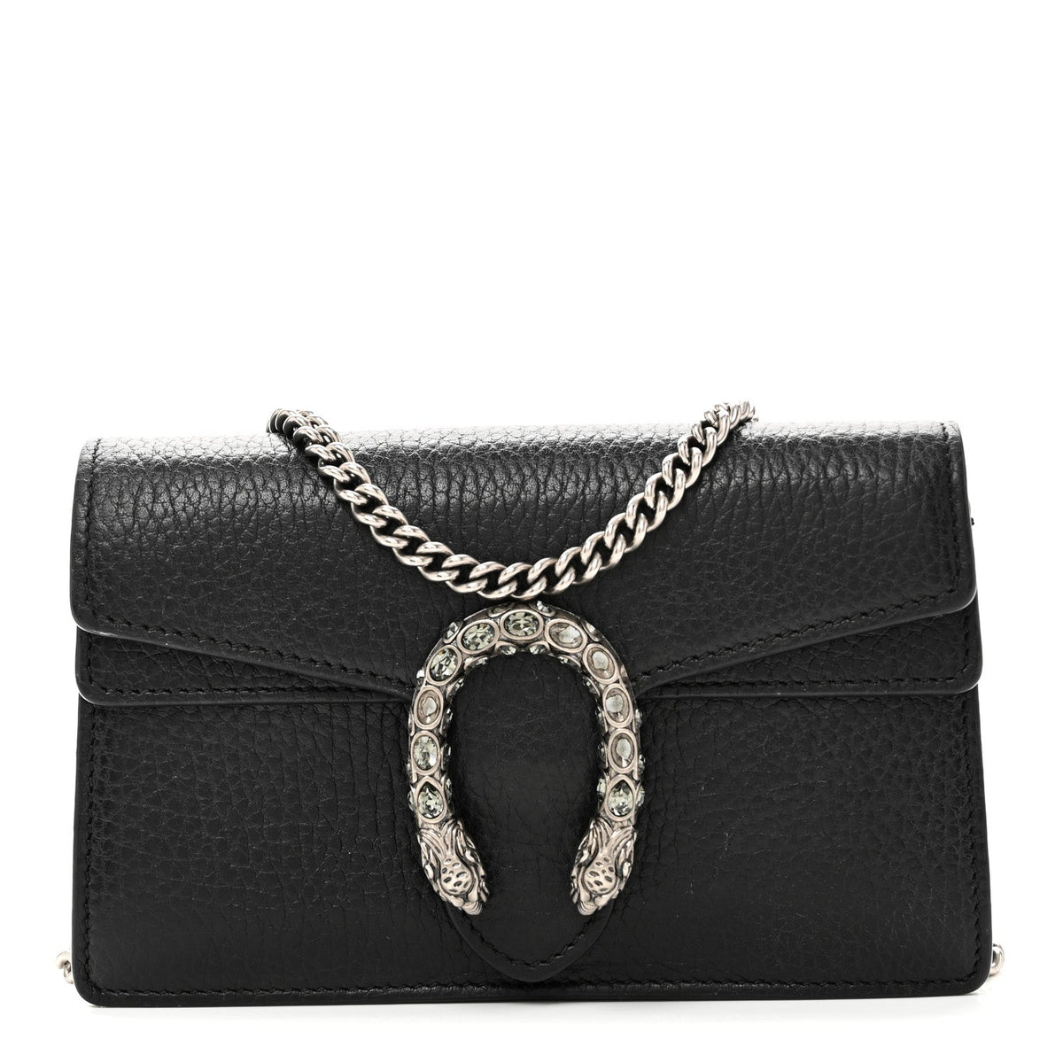 Calfskin Super Mini Dionysus Shoulder Bag Black wholesalehk.shop