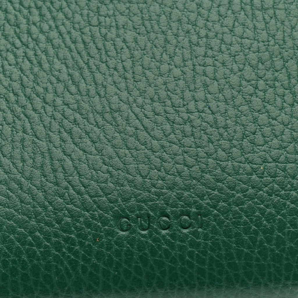 Calfskin Mini Dionysus Chain Wallet Emerald wholesalehk.shop