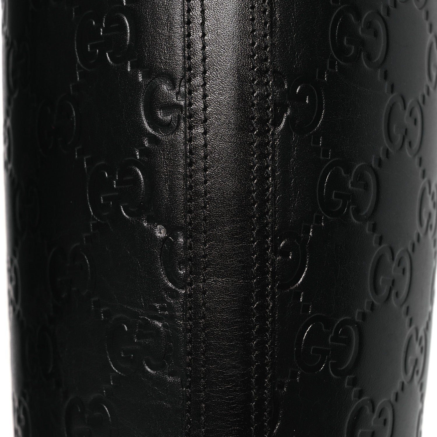 Guccissima Real Betis Glamour Calfskin Michelangelo Slim Horsebit Riding Boots 39.5 Black £¨ Direct shipment via from wholesalehk.shop
