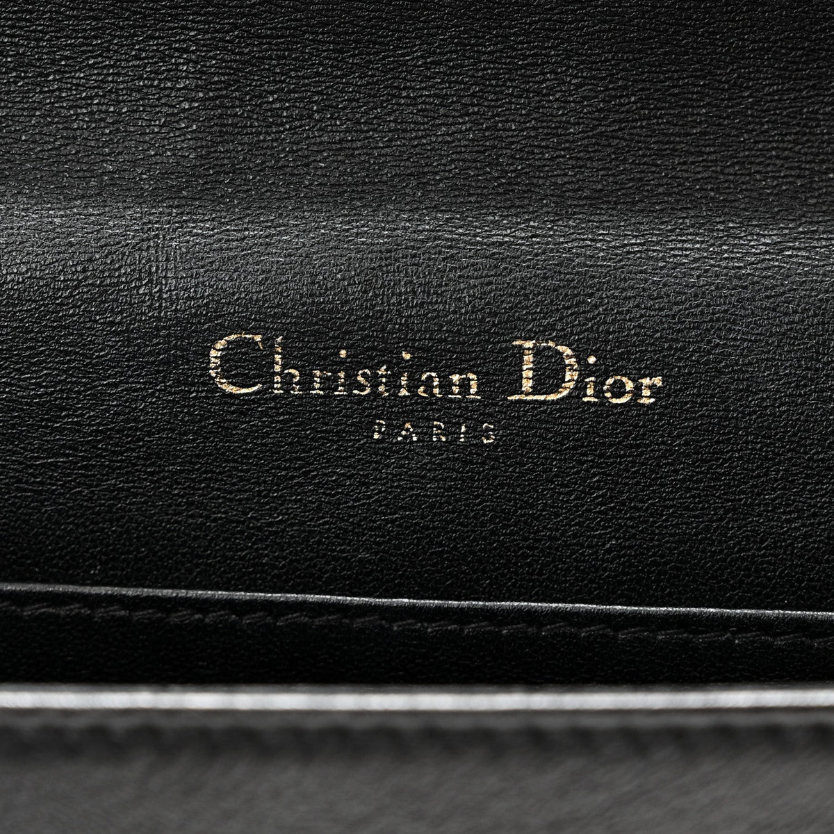 Lambskin Cannage Lady Dior Pouch Black wholesalehk.shop