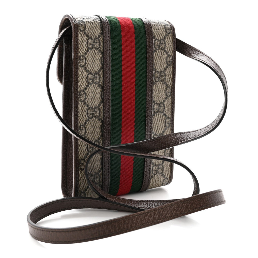 GG Supreme Monogram Web Mini Ophidia Crossbody Bag Beige New Acero wholesalehk.shop