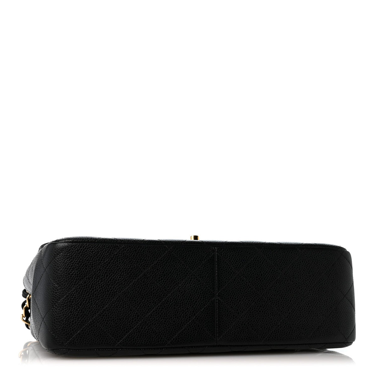 Caviar Quilted Jumbo Double Flap Black wholesalehk.shop