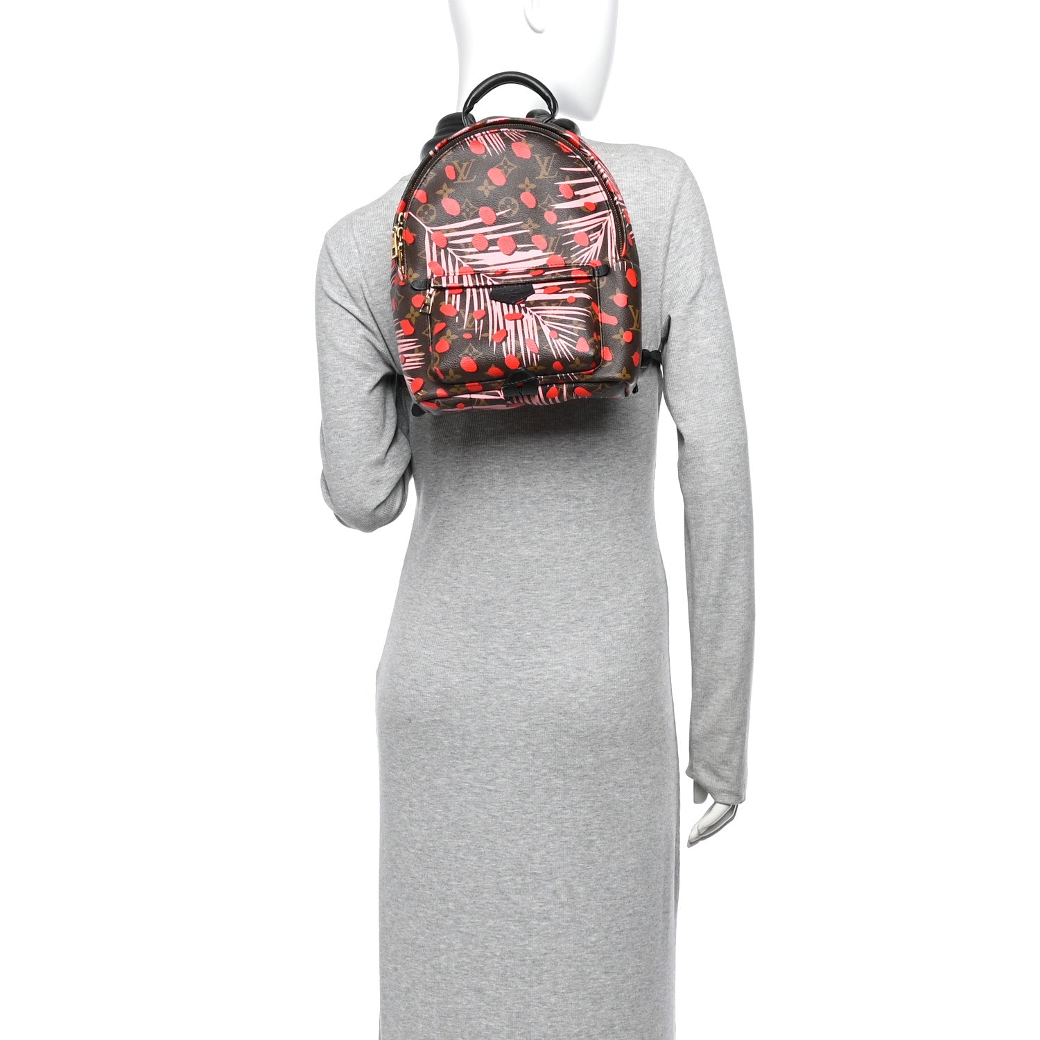 Monogram Jungle Dots Palm Springs Backpack PM Sugar Pink Poppy £¨ Direct shipment via from wholesalehk.shop